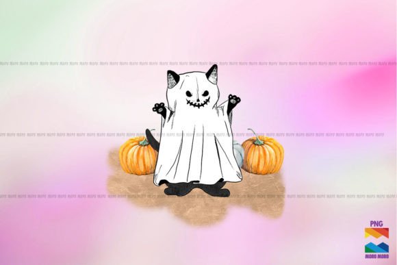 Black Cat Boo Ghost Coutume