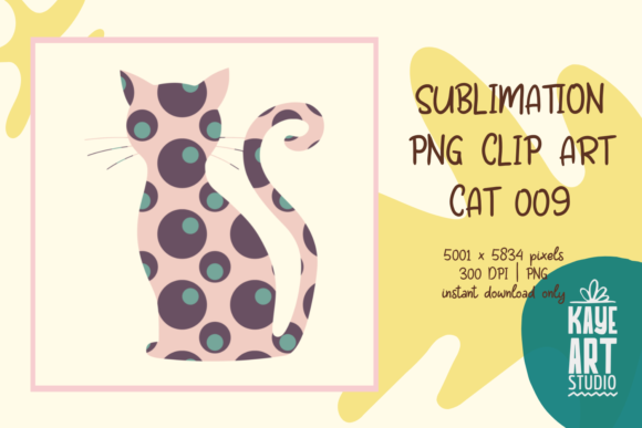 Cat Sublimation PNG Clip Art 009 Review