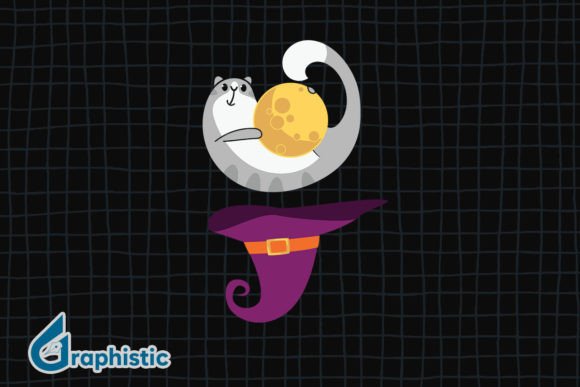 Cat Witch Hat Halloween