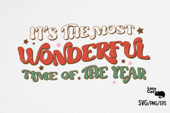 Christmas Wonderful Time SVG Design