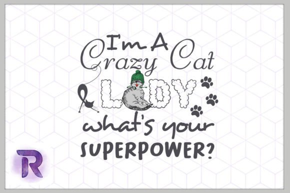 Crazy Cat Lady Cats Lover PNG
