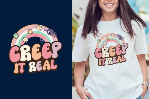 Creep It Retro Halloween Svg Design