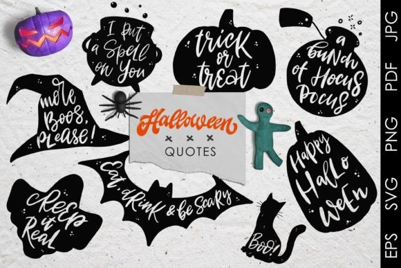 Halloween Quotes SVG PNG EPS JPG PDF