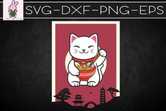 Kawaii Cat Anime Retro Japanese Style