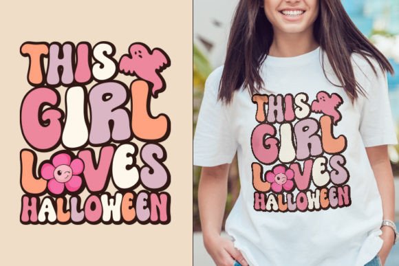 This Girl Retro Halloween Svg Design