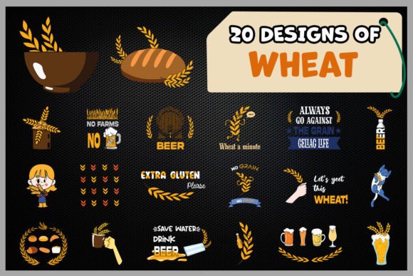 Wheat Bundle SVG 20 Designs Review